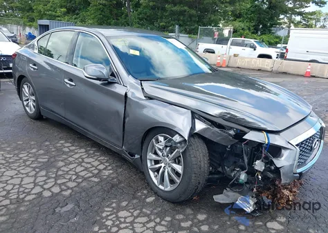 2021 Infiniti Q50 Pure Awd from USA, damaged, VIN JN1EV7AR0MM750674